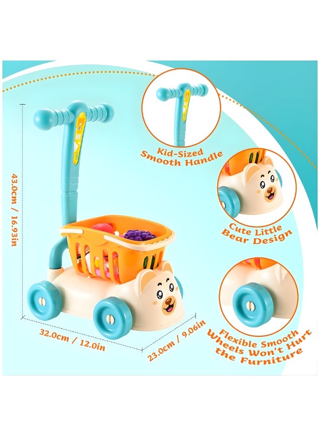 DAT Bear Cart Toy – 2-in-1 Shopping Cart with Removable Basket & 25 Pieces Tools for Kids – Fun & Interactive Engineering Toy (Ages 3+) - Image 4